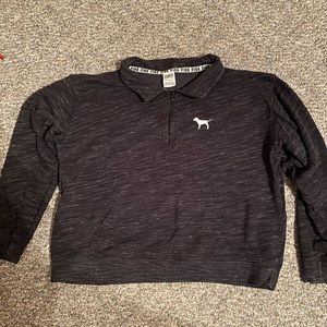 VS Pink Quarter Zip (L)